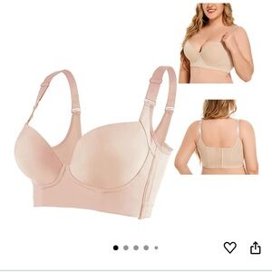 Shapedly Women's Nude  and black Full Coverage Bra